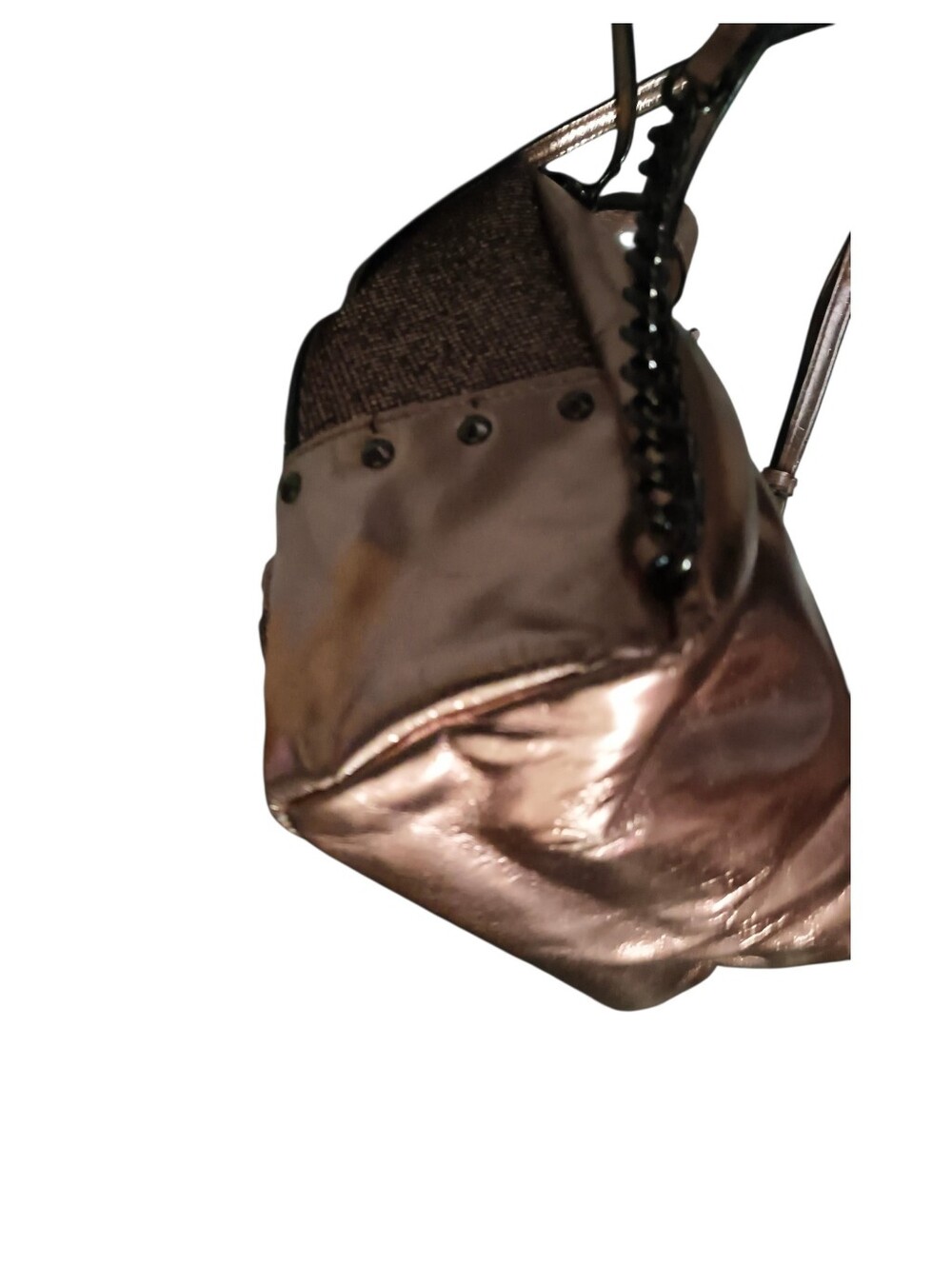 Victoria's Secret Metallic Gold Mini Backpack - Picture 5 of 8
